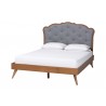 Baxton Studio Aithan Platform Bed - Angled - Baxton Studio Aithan Platform Bed - Angled
