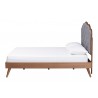 Baxton Studio Aithan Platform Bed - Side - Baxton Studio Aithan Platform Bed - Side