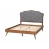 Baxton Studio Aithan Platform Bed - Angled Frame - Baxton Studio Aithan Platform Bed - Angled Frame
