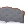 Baxton Studio Aithan Platform Bed - Headboard  - Baxton Studio Aithan Platform Bed - Headboard 