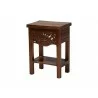 Baxton Studio bali & pari Alexandra Handcarved Mahogany Wood Nightstand - angled - Baxton Studio bali & pari Alexandra Handcarved Mahogany Wood Nightstand - angled