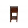 Baxton Studio bali & pari Alexandra Handcarved Mahogany Wood Nightstand - side