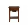 Baxton Studio bali & pari Alexandra Handcarved Mahogany Wood Nightstand - back - Baxton Studio bali & pari Alexandra Handcarved Mahogany Wood Nightstand - back