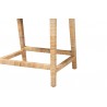 Baxton Studio bali & pari Alexis Natural Rattan Counter Stool - leg