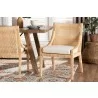 Baxton Studio bali & pari Alexis Natural Rattan Dining Chair - lifestyle - Baxton Studio bali & pari Alexis Natural Rattan Dining Chair - lifestyle