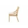 Baxton Studio bali & pari Alexis Natural Rattan Dining Chair - side - Baxton Studio bali & pari Alexis Natural Rattan Dining Chair - side
