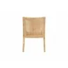 Baxton Studio bali & pari Alexis Natural Rattan Dining Chair - back - Baxton Studio bali & pari Alexis Natural Rattan Dining Chair - back