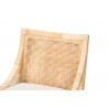 Baxton Studio bali & pari Alexis Natural Rattan Dining Chair - top