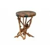 Baxton Studio bali & pari Amada Teak Wood Epoxy Resin End Table - angled - Baxton Studio bali & pari Amada Teak Wood Epoxy Resin End Table - angled