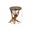 Baxton Studio bali & pari Amada Teak Wood Epoxy Resin End Table - dimes - Baxton Studio bali & pari Amada Teak Wood Epoxy Resin End Table - dimes