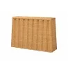 Baxton Studio bali & pari Andrea Natural Rattan Console Table - angled - Baxton Studio bali & pari Andrea Natural Rattan Console Table - angled