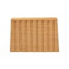 Baxton Studio bali & pari Andrea Natural Rattan Console Table - front