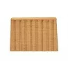 Baxton Studio bali & pari Andrea Natural Rattan Console Table - front - Baxton Studio bali & pari Andrea Natural Rattan Console Table - front