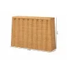 Baxton Studio bali & pari Andrea Natural Rattan Console Table - dimes - Baxton Studio bali & pari Andrea Natural Rattan Console Table - dimes