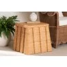 Baxton Studio bali & pari Andrea Natural Rattan End Table - lifestyle - Baxton Studio bali & pari Andrea Natural Rattan End Table - lifestyle
