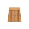 Baxton Studio bali & pari Andrea Natural Rattan End Table - side