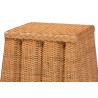 Baxton Studio bali & pari Andrea Natural Rattan End Table - top