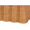 Baxton Studio bali & pari Andrea Natural Rattan End Table - bottom - Baxton Studio bali & pari Andrea Natural Rattan End Table - bottom