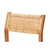 Baxton Studio bali & pari Chatura Natural Rattan and Mahogany Wood 2-Piece Bar Stool Set - top - Baxton Studio bali & pari Chatura Natural Rattan and Mahogany Wood 2-Piece Bar Stool Set - top