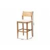 Baxton Studio bali & pari Chatura Natural Rattan and Mahogany Wood 2-Piece Bar Stool Set - dimes - Baxton Studio bali & pari Chatura Natural Rattan and Mahogany Wood 2-Piece Bar Stool Set - dimes