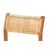 Baxton Studio bali & pari Chatura Natural Rattan and Mahogany Wood 2-Piece Counter Stool Set - top - Baxton Studio bali & pari Chatura Natural Rattan and Mahogany Wood 2-Piece Counter Stool Set - top