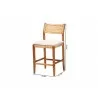Baxton Studio bali & pari Chatura Natural Rattan and Mahogany Wood 2-Piece Counter Stool Set - dimes - Baxton Studio bali & pari Chatura Natural Rattan and Mahogany Wood 2-Piece Counter Stool Set - dimes
