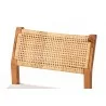 Baxton Studio bali & pari Chatura Natural Rattan and Mahogany Wood 2-Piece Dining Side Chair Set - top - Baxton Studio bali & pari Chatura Natural Rattan and Mahogany Wood 2-Piece Dining Side Chair Set - top