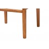 Baxton Studio bali & pari Chatura Natural Rattan and Mahogany Wood 2-Piece Dining Side Chair Set - leg