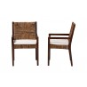 Baxton Studio bali & pari Cordoba 2-Piece Handwoven Seagrass Armchairs - side