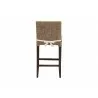 Baxton Studio bali & pari Fatima Natural Rattan Counter Stool with Cushion - back - Baxton Studio bali & pari Fatima Natural Rattan Counter Stool with Cushion - back