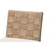 Baxton Studio bali & pari Fatima Natural Rattan Counter Stool with Cushion - top