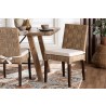 Baxton Studio bali & pari Fatima Natural Rattan Dining Chair with Cushion - lifestyle