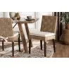 Baxton Studio bali & pari Fatima Natural Rattan Dining Chair with Cushion - lifestyle - Baxton Studio bali & pari Fatima Natural Rattan Dining Chair with Cushion - lifestyle