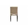 Baxton Studio bali & pari Fatima Natural Rattan Dining Chair with Cushion - back - Baxton Studio bali & pari Fatima Natural Rattan Dining Chair with Cushion - back