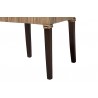 Baxton Studio bali & pari Fatima Natural Rattan Dining Chair with Cushion - leg