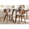Baxton Studio Billie Wood 2-Piece Dining Chair Set - Lifestyle - Baxton Studio Billie Wood 2-Piece Dining Chair Set - Lifestyle