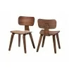 Baxton Studio Billie Wood 2-Piece Dining Chair Set - Angled - Baxton Studio Billie Wood 2-Piece Dining Chair Set - Angled