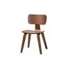Baxton Studio Billie Wood 5-Piece Dining Set - chair - Baxton Studio Billie Wood 5-Piece Dining Set - chair