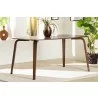 Baxton Studio Billie Wood Dining Table - lifestyle - Baxton Studio Billie Wood Dining Table - lifestyle