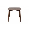 Baxton Studio Billie Wood Dining Table - side