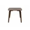 Baxton Studio Billie Wood Dining Table - side - Baxton Studio Billie Wood Dining Table - side