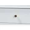 Baxton Studio Callison Spindle 1-Drawer Nightstand in White - detail - Baxton Studio Callison Spindle 1-Drawer Nightstand in White - detail