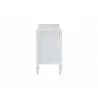 Baxton Studio Callison Spindle 6-Drawer Dresser in White - side - Baxton Studio Callison Spindle 6-Drawer Dresser in White - side