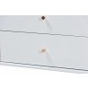 Baxton Studio Callison Spindle 6-Drawer Dresser in White - detail - Baxton Studio Callison Spindle 6-Drawer Dresser in White - detail