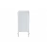 Baxton Studio Callison Spindle Chest in White - side - Baxton Studio Callison Spindle Chest in White - side