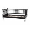 Callison Spindle Daybed in Black - angled frame - Callison Spindle Daybed in Black - angled frame