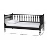 Callison Spindle Daybed in Black - dimes - Callison Spindle Daybed in Black - dimes