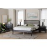 Baxton Studio Callison Spindle Full 3-Piece Bedroom Set in Black - lifestyle