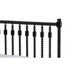 Baxton Studio Callison Spindle Full 5-Piece Bedroom Set with two nightstands and chest in Black - detail