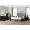 Baxton Studio Callison Spindle Full 5-Piece Bedroom Set with two nightstands and chest in Black - lifestyle - Baxton Studio Callison Spindle Full 5-Piece Bedroom Set with two nightstands and chest in Black - lifestyle